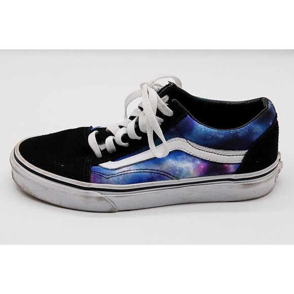 Vans Skate Off The Woman Sz 6 Men 4.5 Sneakers Black/Blue Style Code 721356 GUC - Picture 5 of 7